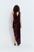 Sara Sequin Dress in Burgundy