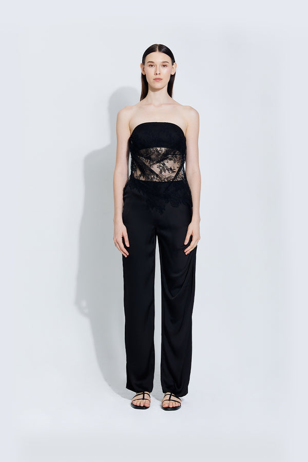 Ana Lace Top in Black