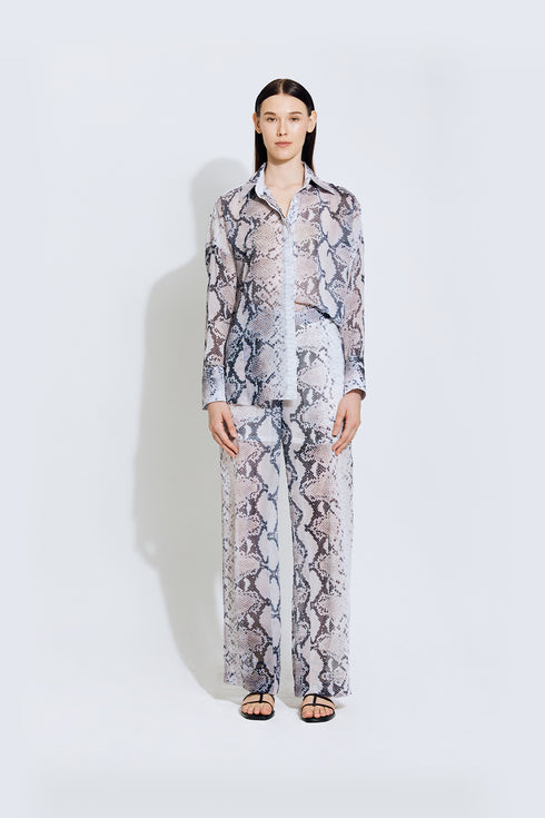 Tina Printed Organza Pants