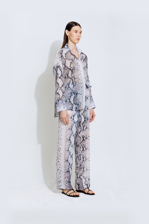 Tina Printed Organza Pants