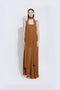 Stella Chiffon Dress in Brown