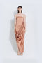 Sascha Blush Dress in Satin