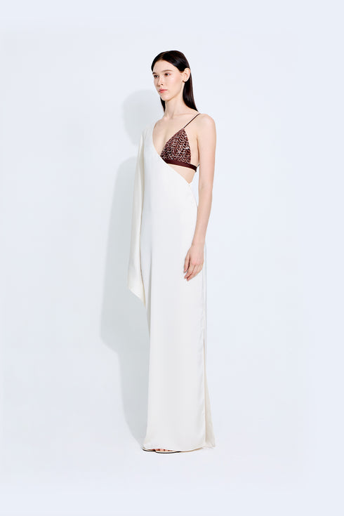 Exclusive Virgo Satin Dress