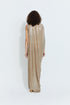 Gwen Sequin Gown in Beige